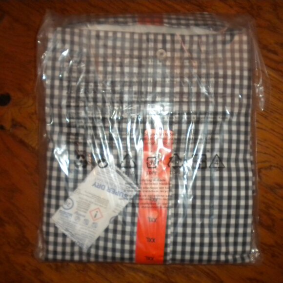 Banana Republic Men's Size XXL Blue Stretch Poplin Dress Shirt NWT - Picture 4 of 4